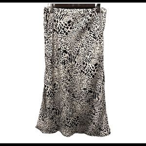 Fashion Satin Mid Skirt